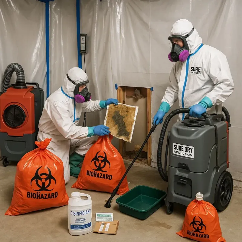 Contaminated Water Handling Protocols process in Randleman, NC